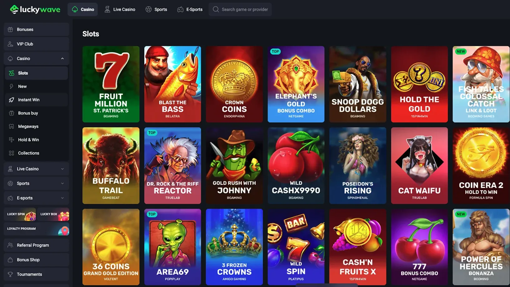 Luckywave Casino2.webp