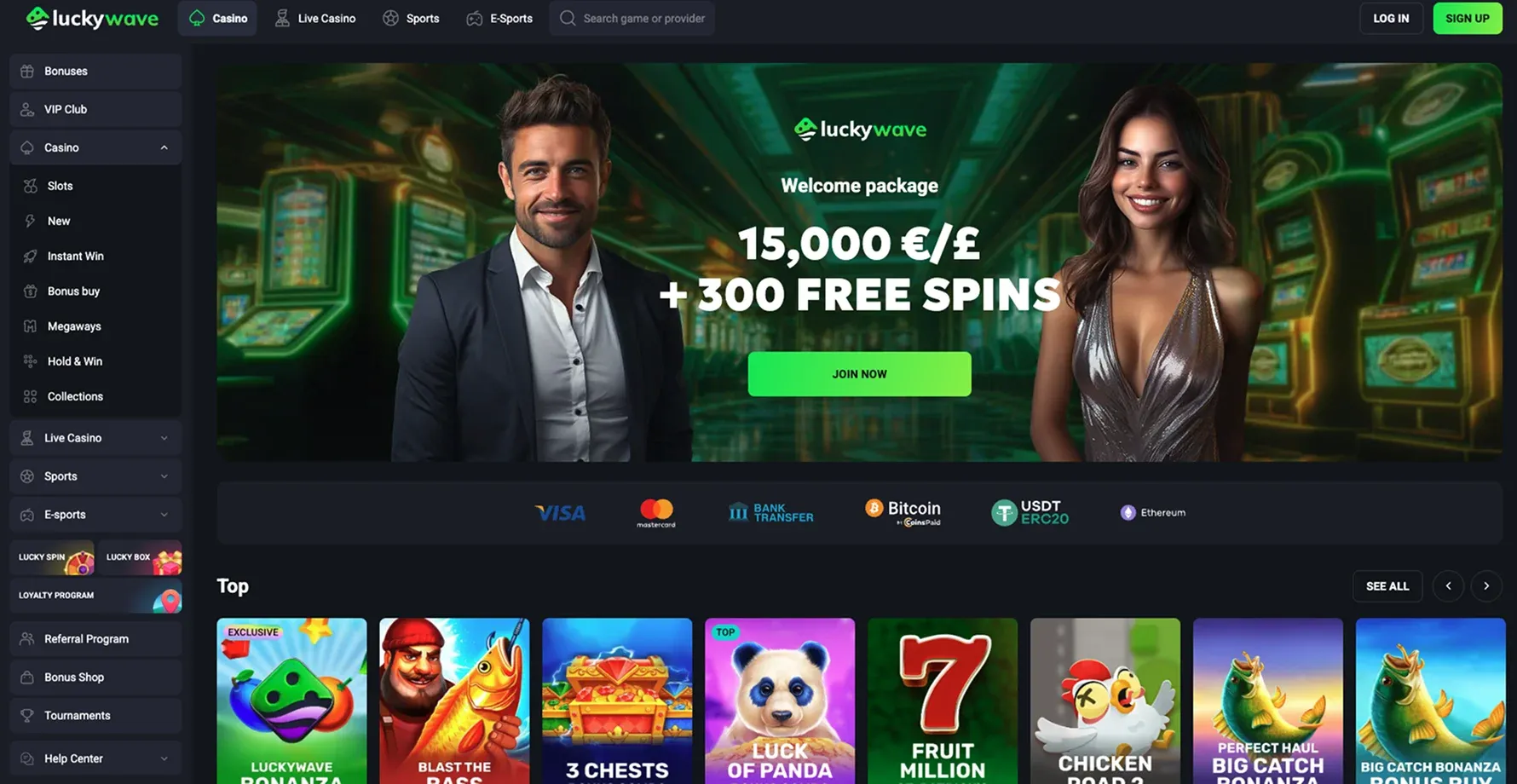 Luckywave Casino1.webp
